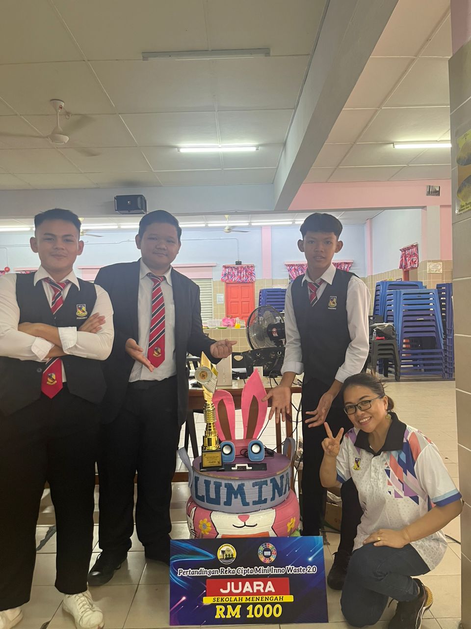 Team with Lumina and Mdm Victoria